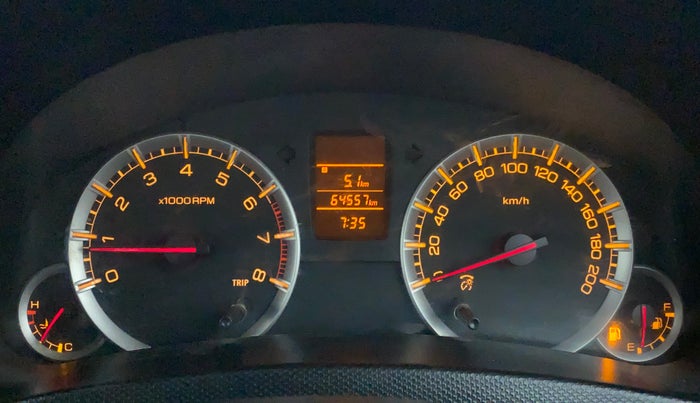 2012 Maruti Swift VXI, Petrol, Manual, 64,557 km, Odometer Image