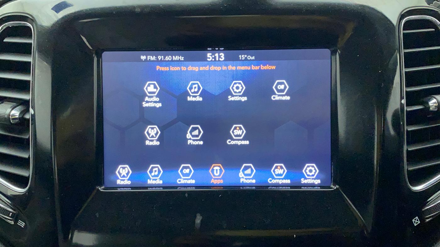 2018 Jeep Compass LIMITED 1.4 PETROL AT, Petrol, Automatic, 77,892 km, Infotainment System