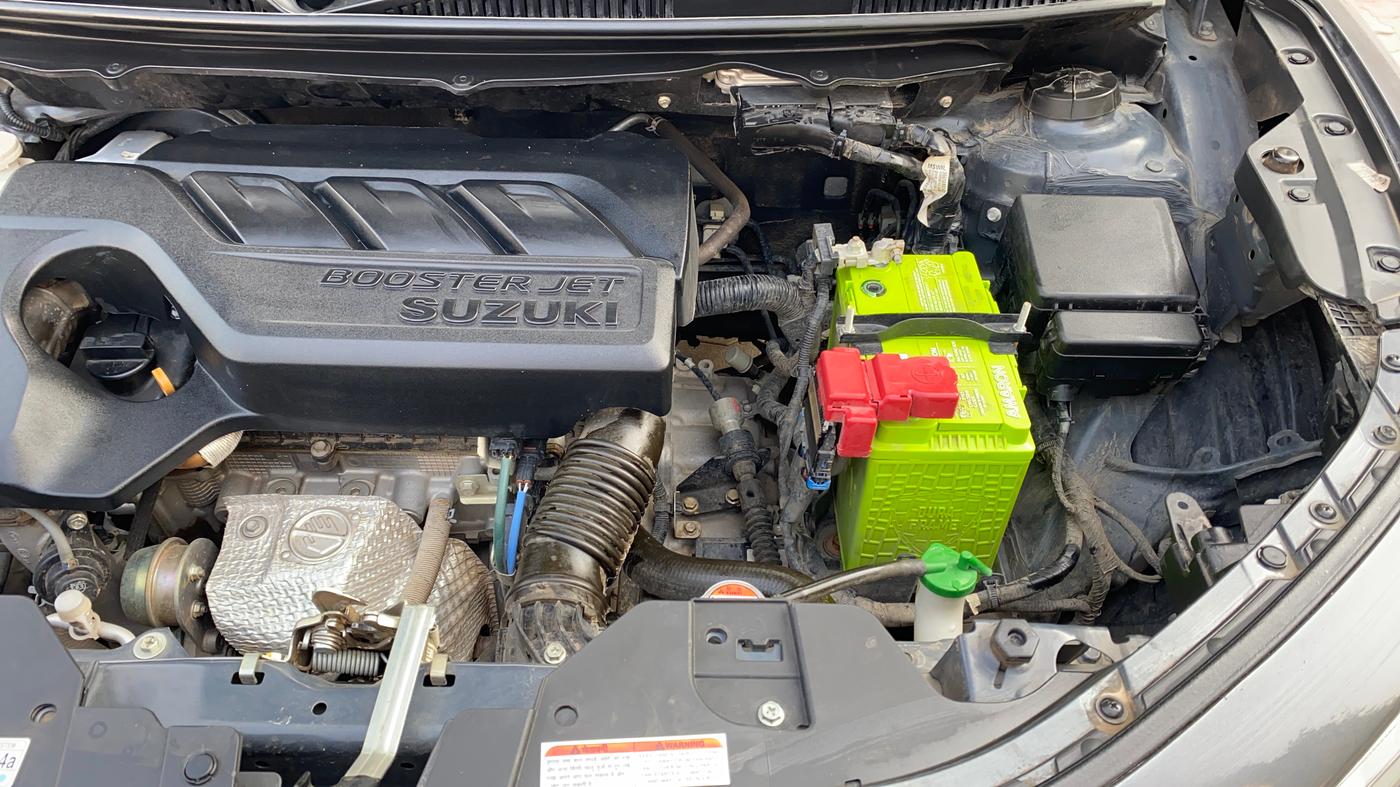 2023 Maruti FRONX ZETA 1.0L TURBO 6 AT, Petrol, Automatic, 29,820 km, Engine View - Left