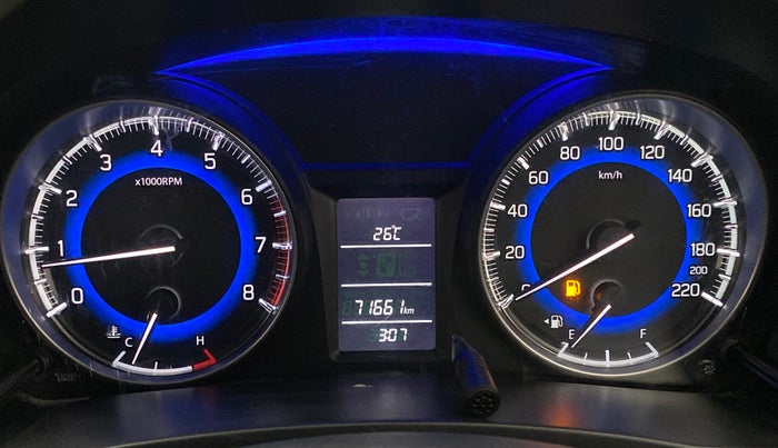 2016 Maruti Baleno DELTA PETROL 1.2, Petrol, Manual, 71,660 km, Odometer Image