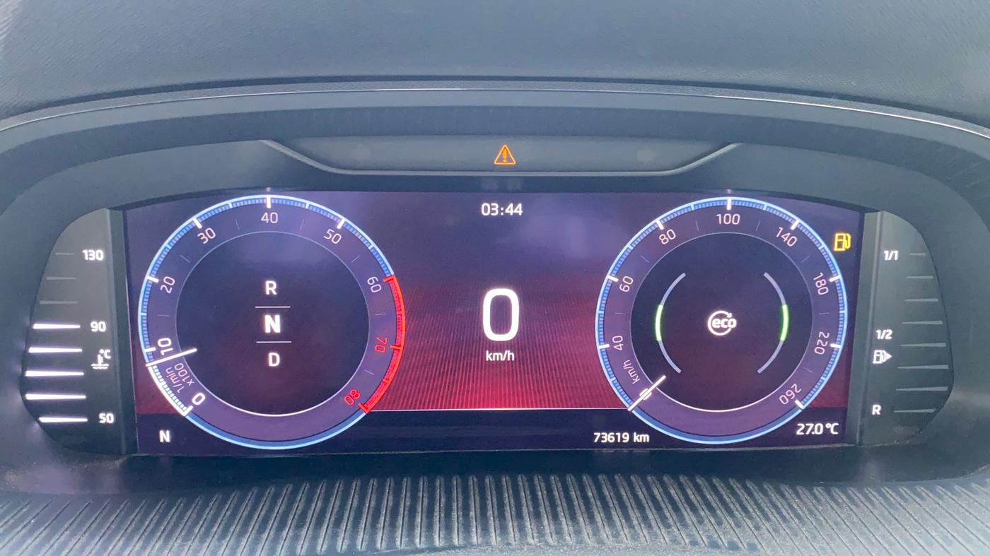 2021 Skoda Octavia L&K 2.0 AT, Petrol, Automatic, 73,572 km, Odometer Image