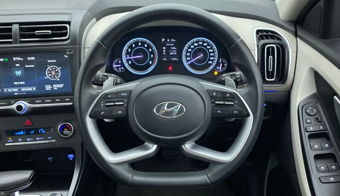 2020 Hyundai Creta SX IVT 1.5 PETROL, Petrol, Automatic, 11,997 km, Steering Wheel Close Up