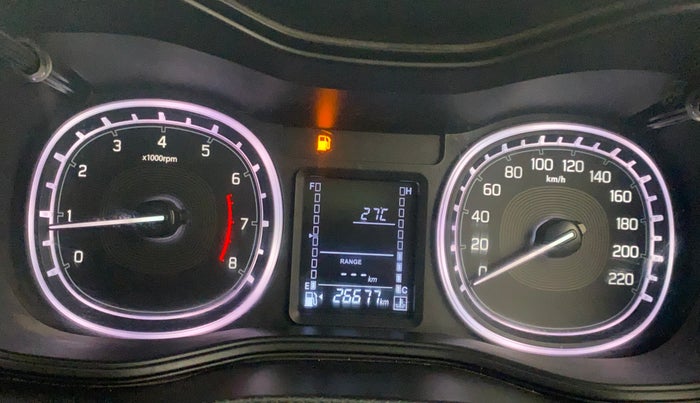2022 Maruti Vitara Brezza ZXI, Petrol, Manual, 26,637 km, Odometer Image