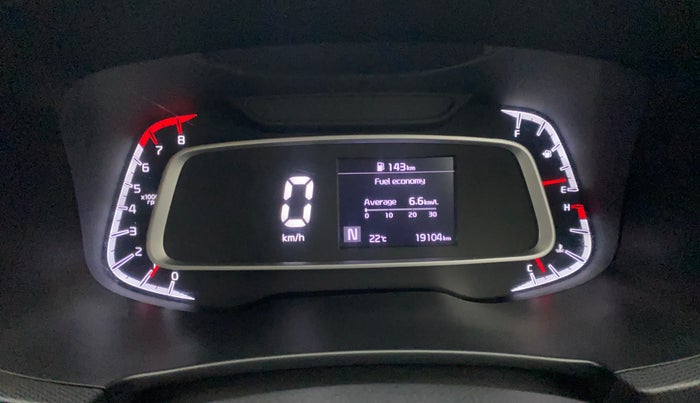 2021 KIA SONET HTX 1.0 IMT, Petrol, Manual, 19,069 km, Odometer Image