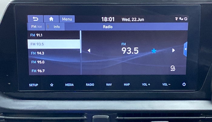 2020 Hyundai NEW I20 Asta 1.0 GDI Turbo IMT, Petrol, Manual, 6,936 km, Infotainment System