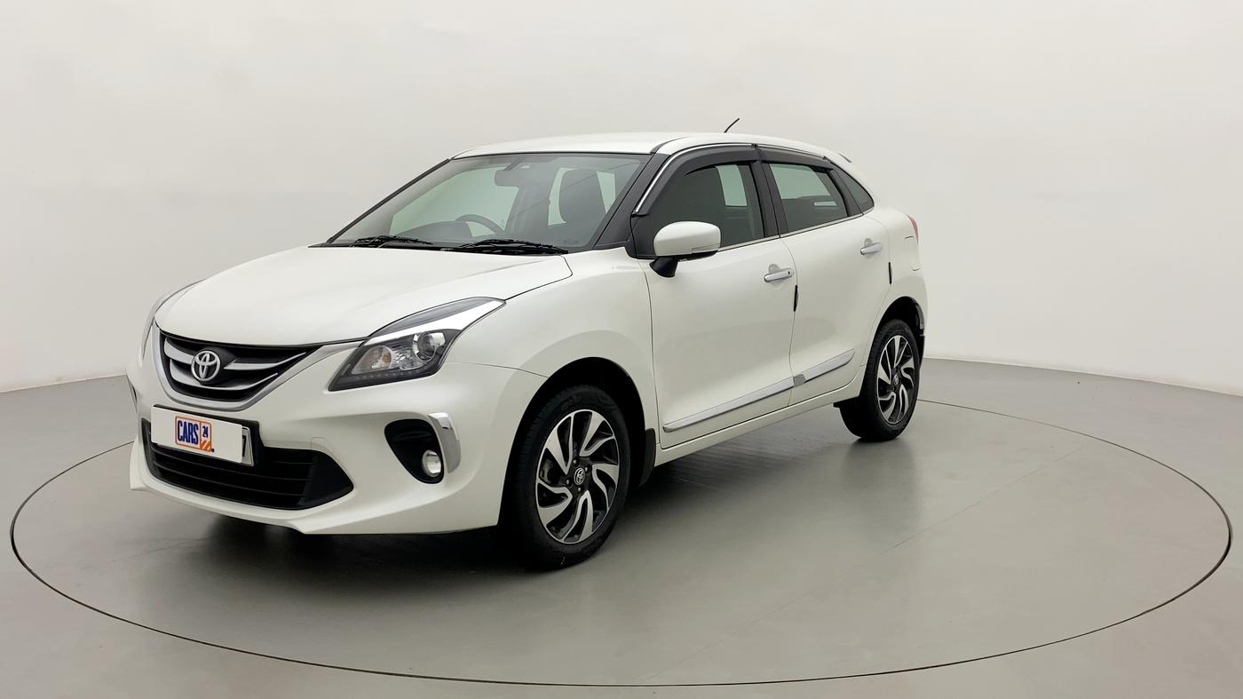 2021 Toyota Glanza V, Petrol, Manual, 18,647 km, Left Front Diagonal