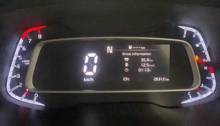 2020 KIA SONET HTX PLUS 1.0 IMT, Petrol, Manual, 29,275 km, Odometer Image