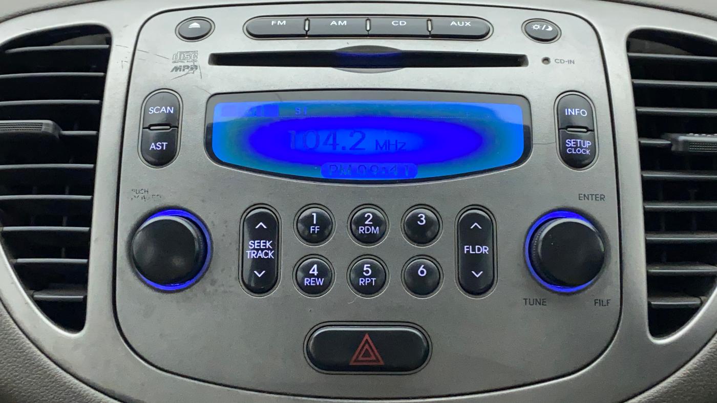 2013 Hyundai i10 SPORTZ 1.2, Petrol, Manual, 71,786 km, Infotainment System
