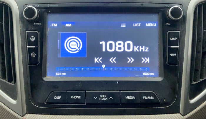 2016 Hyundai Creta SX PLUS 1.6 PETROL, Petrol, Manual, 1,18,002 km, Infotainment System