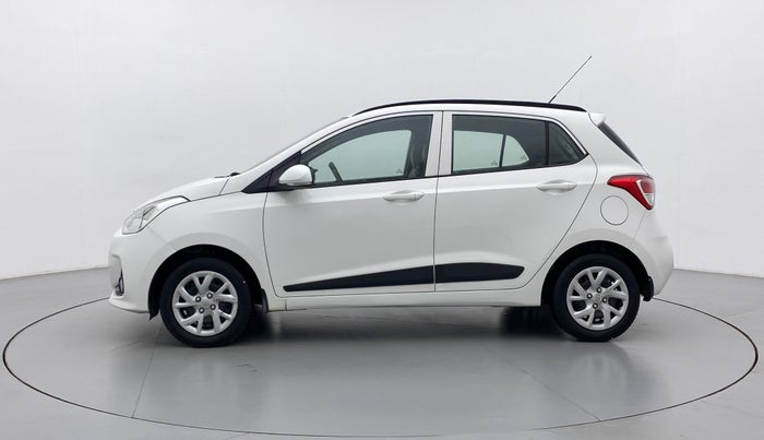 2017 Hyundai Grand i10 Sportz(O) 1.2 MT, Petrol, Manual, 35,500 km, Left Side