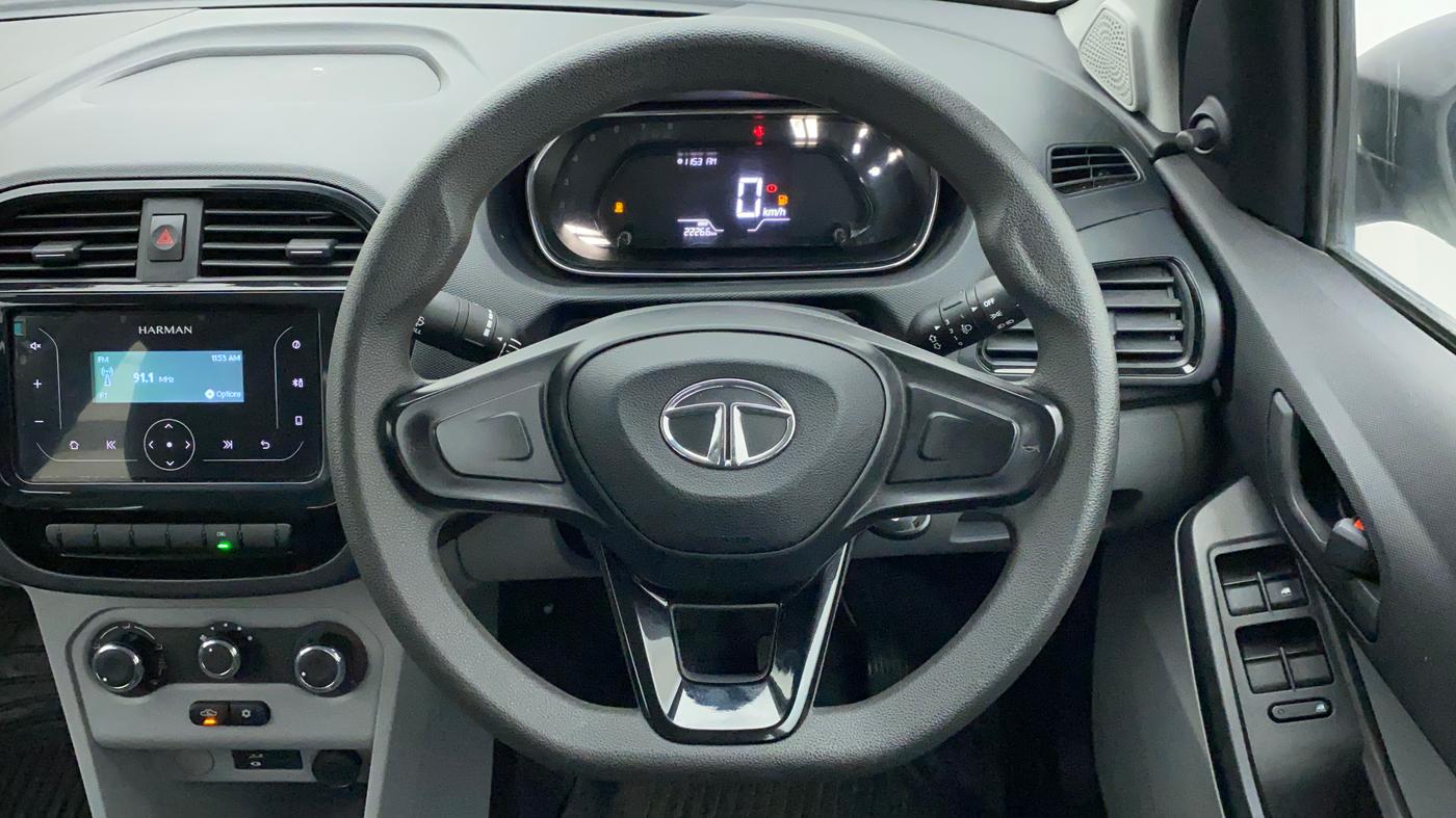 2023 Tata Tiago XM CNG, CNG, Manual, 22,265 km, Steering Wheel Close Up