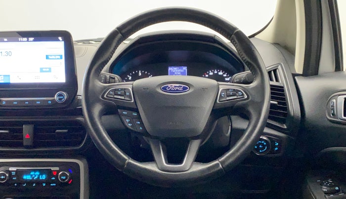 2018 Ford Ecosport TITANIUM + 1.5L DIESEL, Diesel, Manual, 1,04,100 km, Steering Wheel Close Up