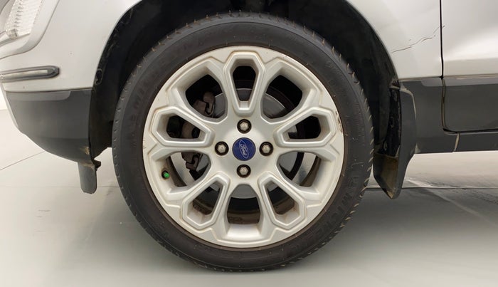 2018 Ford Ecosport TITANIUM + 1.5L DIESEL, Diesel, Manual, 1,04,100 km, Left Front Wheel