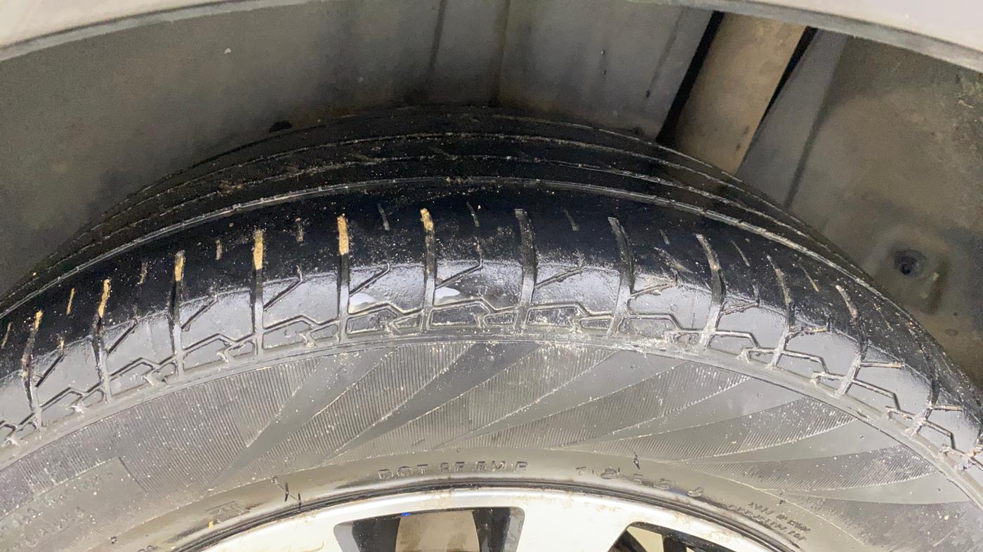 2022 Maruti S Cross ZETA 1.5, Petrol, Manual, 87,740 km, Left Rear Tyre Tread