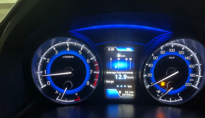 2017 Maruti Baleno ALPHA PETROL 1.2, Petrol, Manual, 34,701 km, Odometer Image