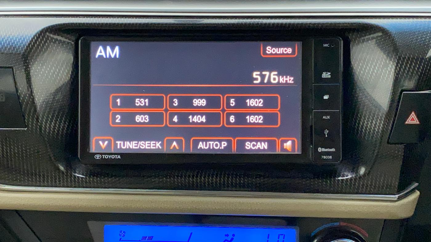 2014 Toyota Corolla Altis VL AT PETROL, Petrol, Automatic, 85,843 km, Infotainment System