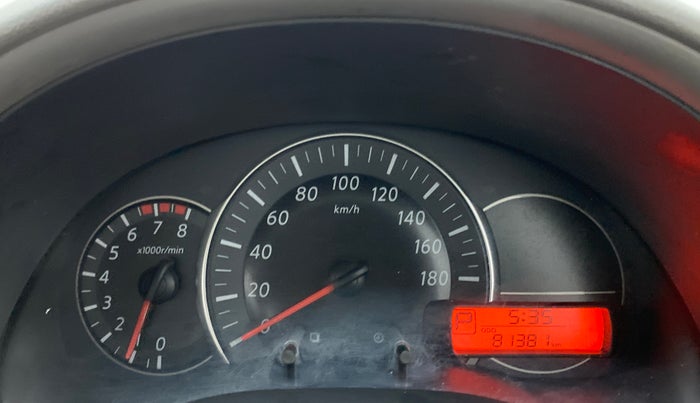 2013 Nissan Micra XV CVT, Petrol, Automatic, 81,381 km, Odometer Image