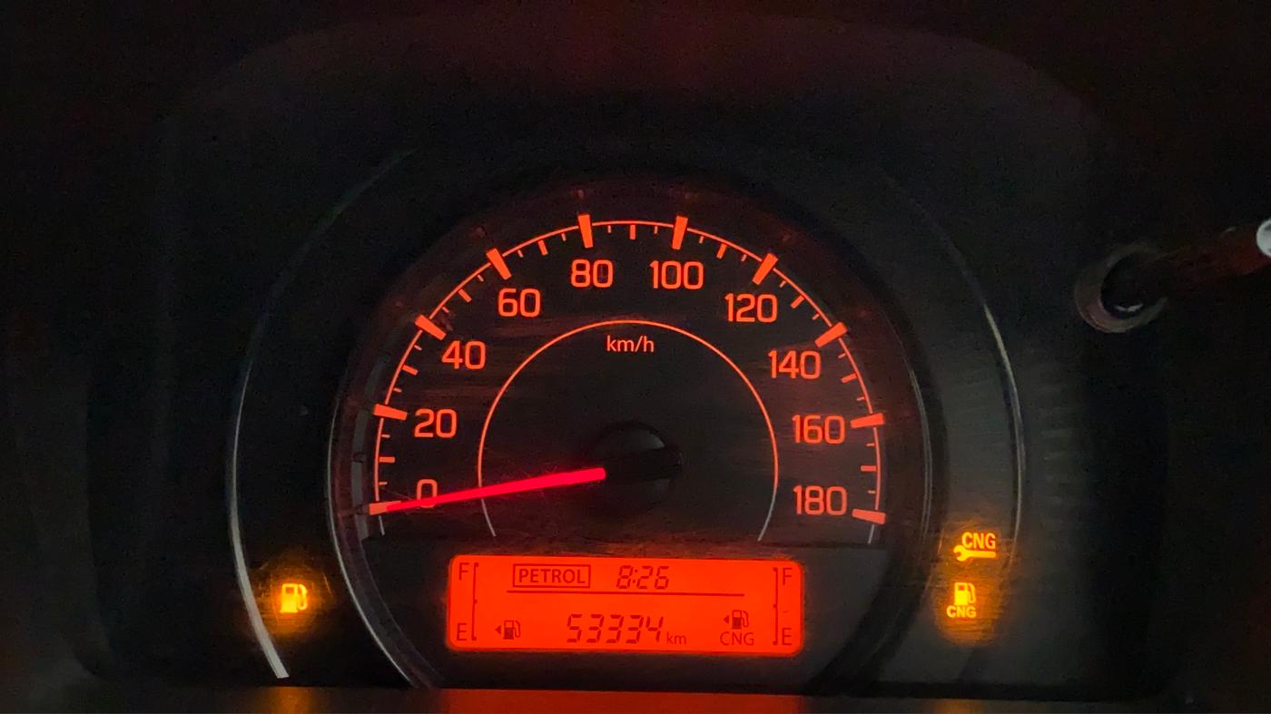 2020 Maruti New Wagon-R LXI CNG (O) 1.0, CNG, Manual, 53,334 km, Odometer Image