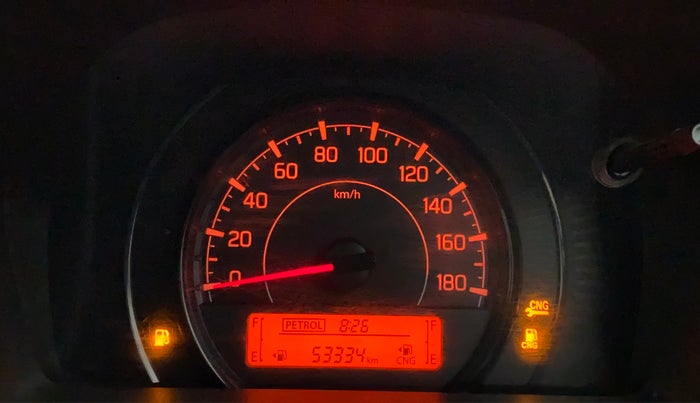 2020 Maruti New Wagon-R LXI CNG (O) 1.0, CNG, Manual, 53,334 km, Odometer Image