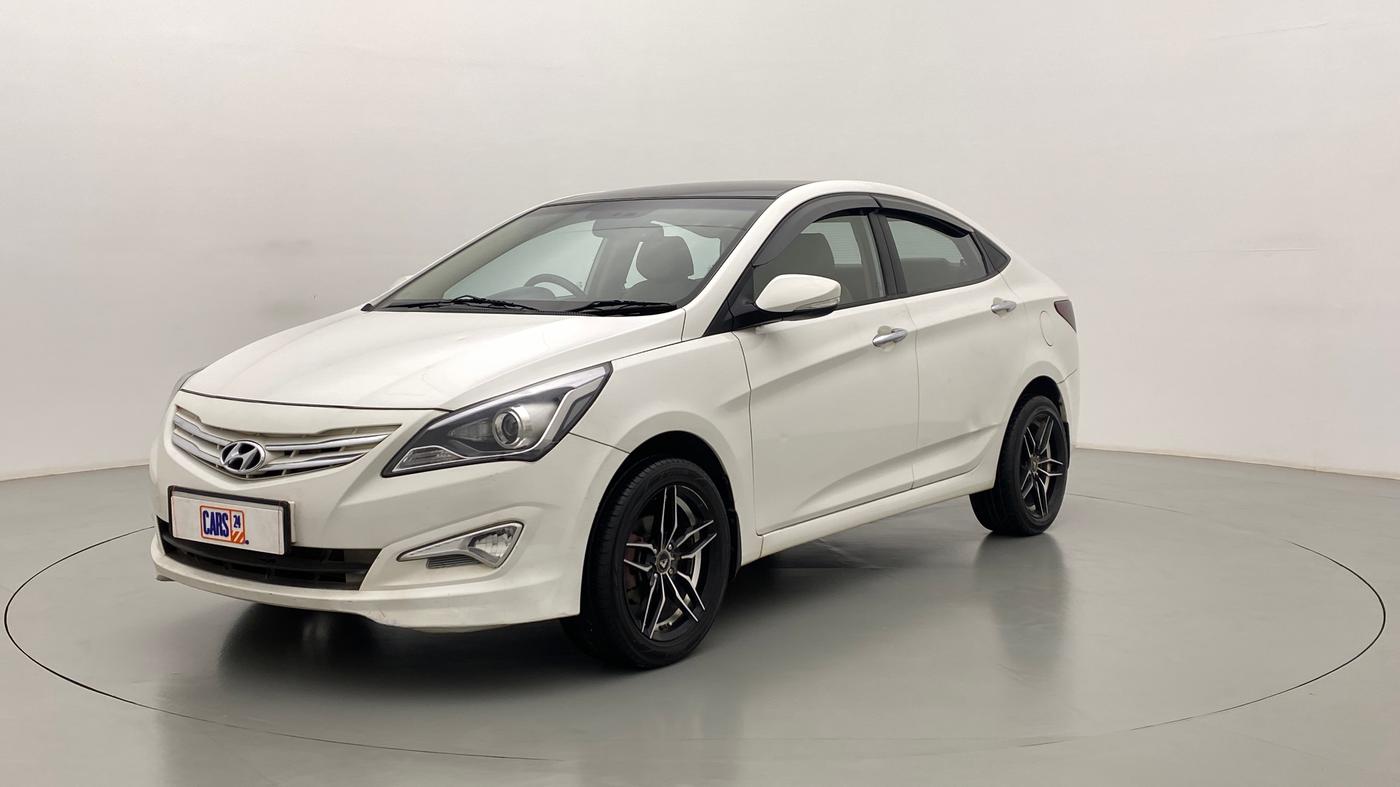 2016 Hyundai Verna FLUIDIC 1.6 SX VTVT OPT, Petrol, Manual, 63,769 km, Left Front Diagonal