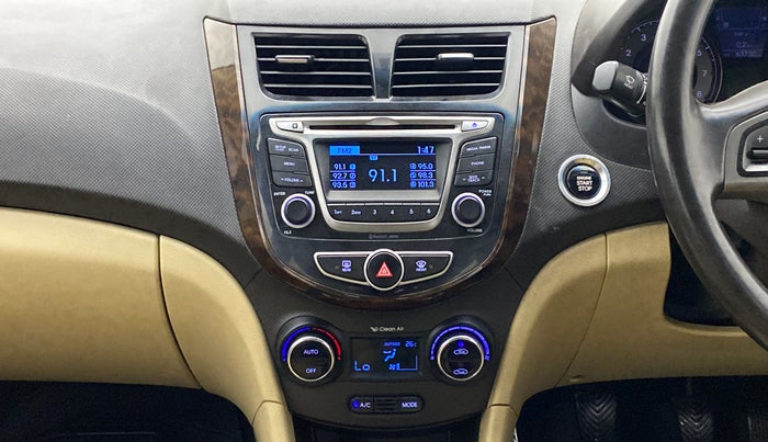 2016 Hyundai Verna FLUIDIC 1.6 SX VTVT OPT, Petrol, Manual, 63,769 km, Air Conditioner