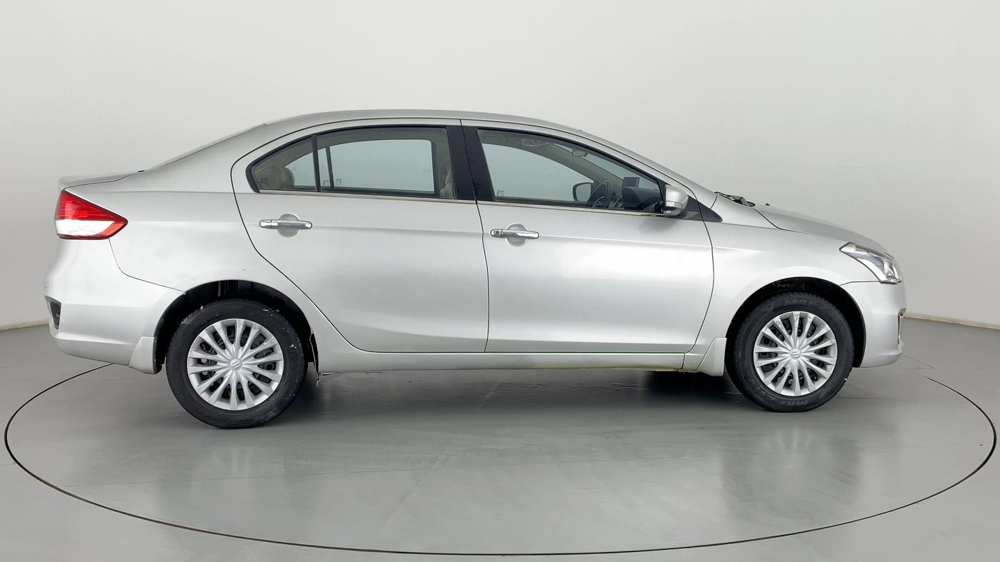 2017 Maruti Ciaz DELTA 1.4 MT PETROL, Petrol, Manual, 63,864 km, Right Side View