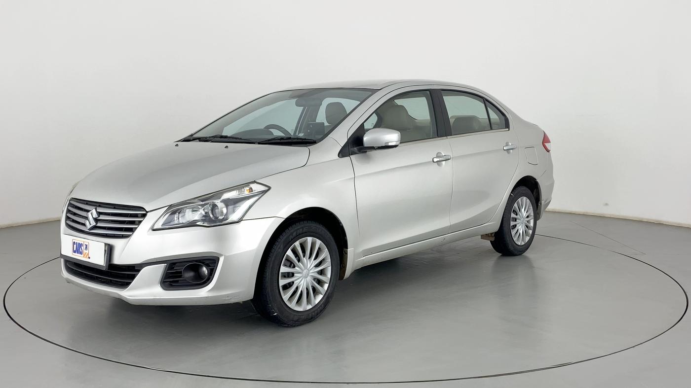 2017 Maruti Ciaz DELTA 1.4 MT PETROL, Petrol, Manual, 63,864 km, Left Front Diagonal