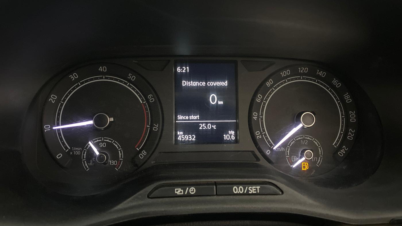 2022 Skoda SLAVIA AMBITION 1.0L TSI MT, Petrol, Manual, 45,931 km, Odometer Image