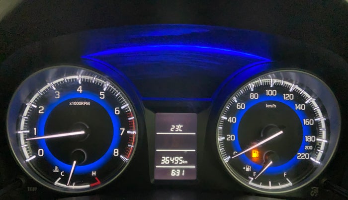 2019 Maruti Baleno DELTA PETROL 1.2, Petrol, Manual, 36,495 km, Odometer Image