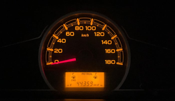 2019 Maruti Alto LXI CNG, CNG, Manual, 44,367 km, Odometer Image