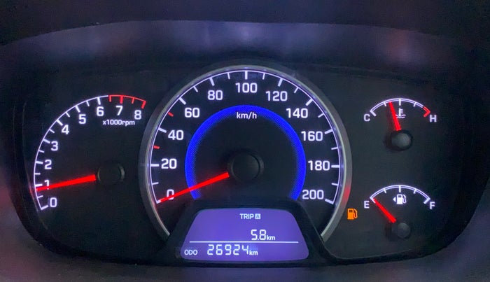 2014 Hyundai Grand i10 SPORTZ 1.2 KAPPA VTVT, Petrol, Manual, 26,986 km, Odometer Image