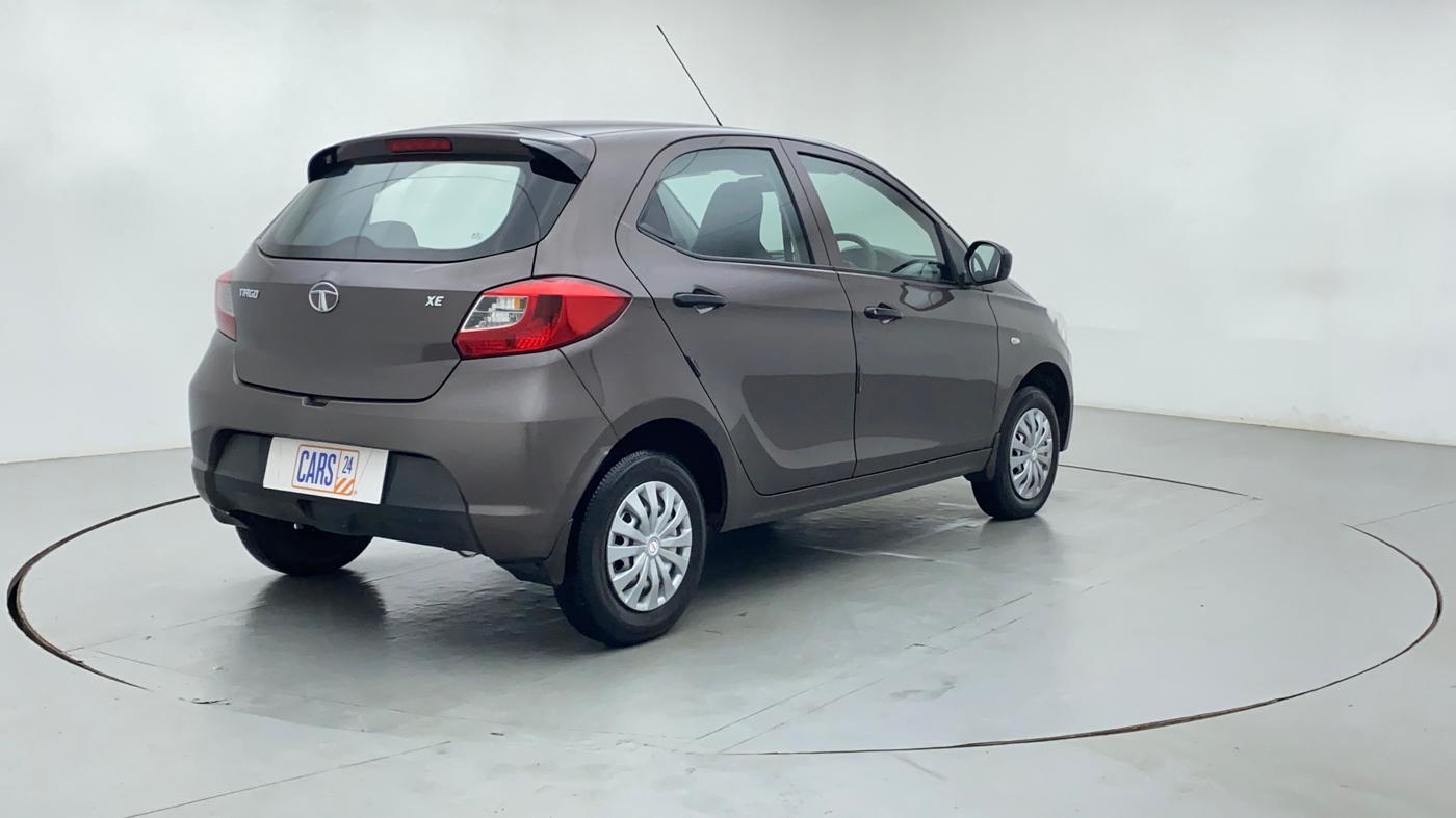 2018 Tata Tiago XE 1.2 REVOTRON, Petrol, Manual, 16,619 km, Right Back Diagonal (45- Degree) View