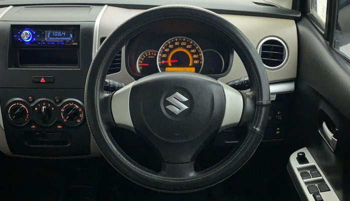 2013 Maruti Wagon R 1.0 VXI, Petrol, Manual, 58,112 km, Steering Wheel Close Up
