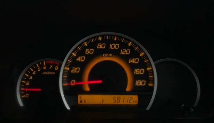 2013 Maruti Wagon R 1.0 VXI, Petrol, Manual, 58,112 km, Odometer Image