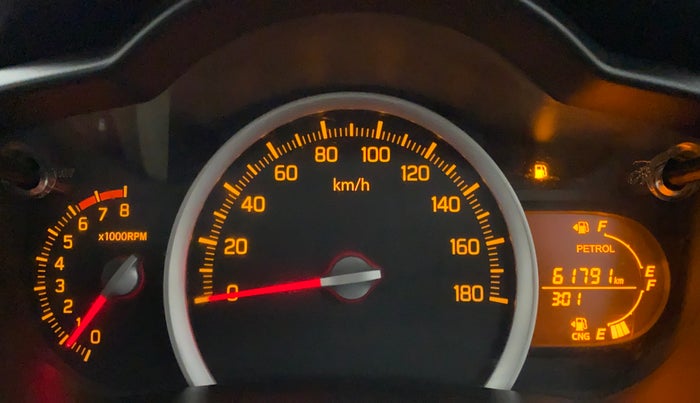 2021 Maruti Celerio VXI CNG, CNG, Manual, 61,791 km, Odometer Image