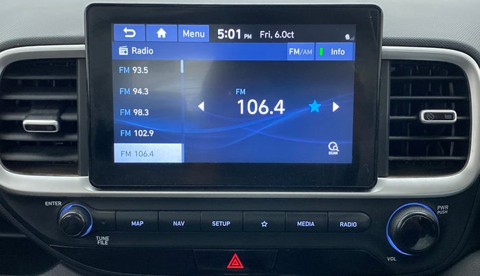 2020 Hyundai VENUE SX 1.0 (O) TURBO, Petrol, Manual, 12,097 km, Infotainment System