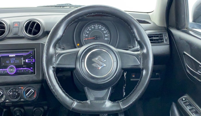 2018 Maruti Swift LXI D, CNG, Manual, 68,265 km, Steering Wheel Close Up