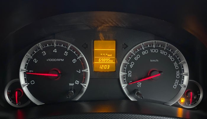 2017 Maruti Swift VXI, Petrol, Manual, 69,895 km, Odometer Image
