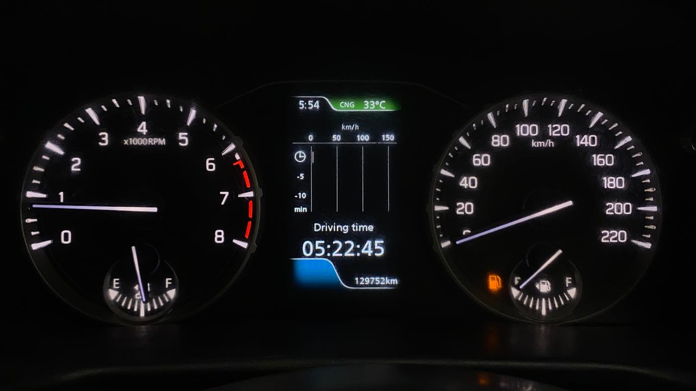 2023 Maruti BREZZA ZXI S-CNG, CNG, Manual, 1,29,749 km, Odometer Image