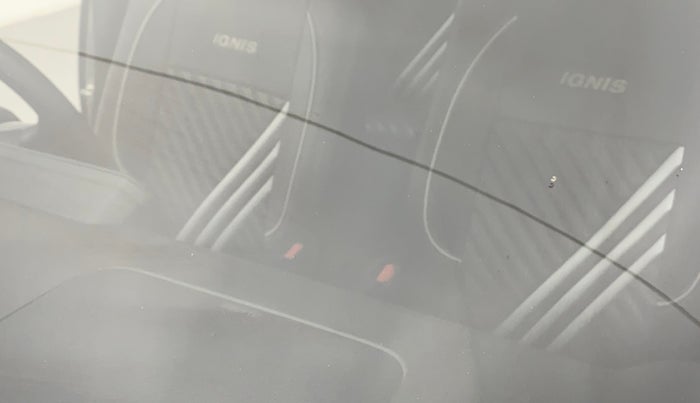 2022 Maruti IGNIS SIGMA 1.2, Petrol, Manual, 33,941 km, Front windshield - Minor spot on windshield