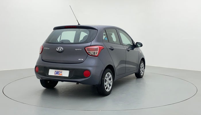 2017 Hyundai Grand i10 SPORTZ 1.2 KAPPA VTVT, Petrol, Manual, 17,238 km, Right Back Diagonal