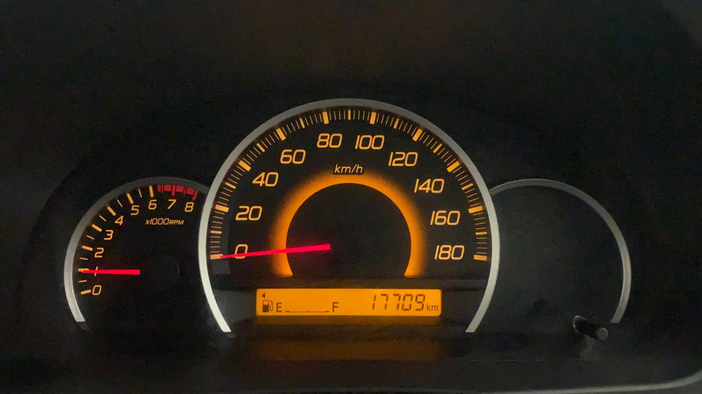 2012 Maruti Wagon R 1.0 VXI, Petrol, Manual, 17,709 km, Odometer Image