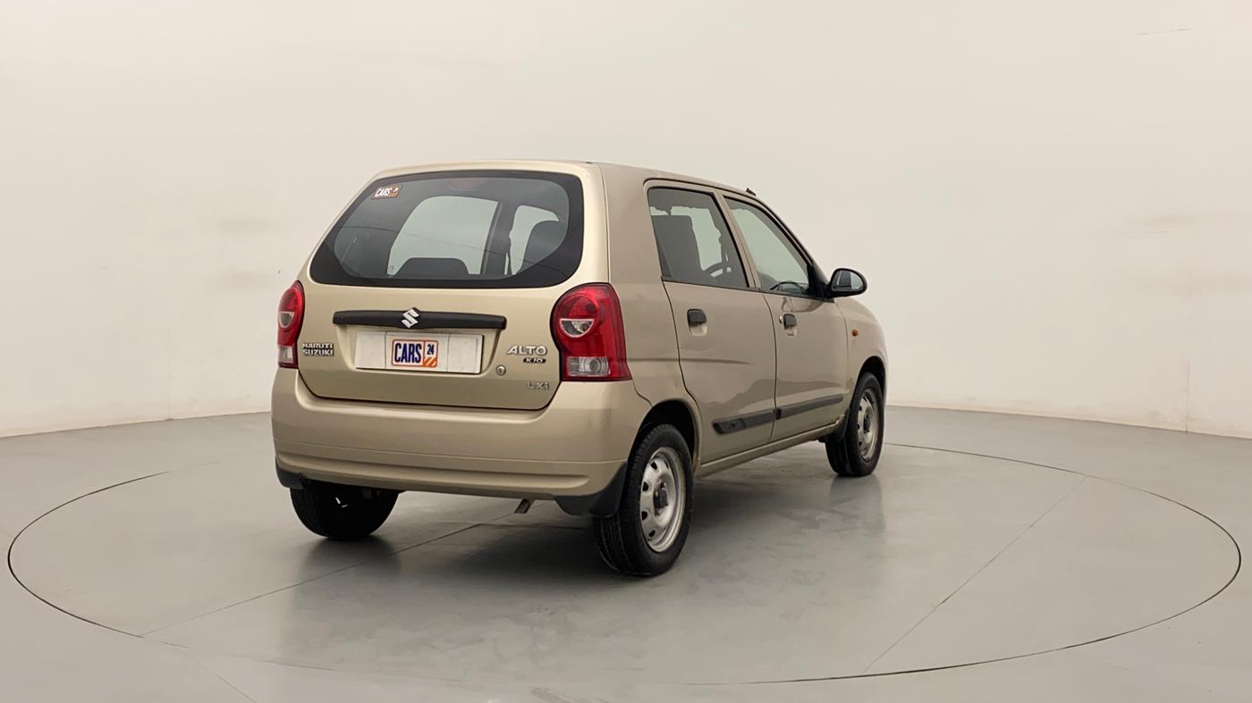 2012 Maruti Alto K10 LXI, Petrol, Manual, 72,479 km, Right Back Diagonal