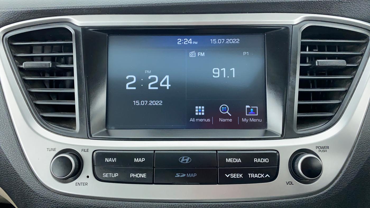 2017 Hyundai Verna 1.6 CRDI SX + AT, Diesel, Automatic, 91,337 km, Infotainment System