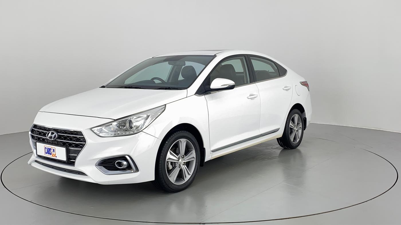 2017 Hyundai Verna 1.6 CRDI SX + AT, Diesel, Automatic, 91,337 km, Left Front Diagonal