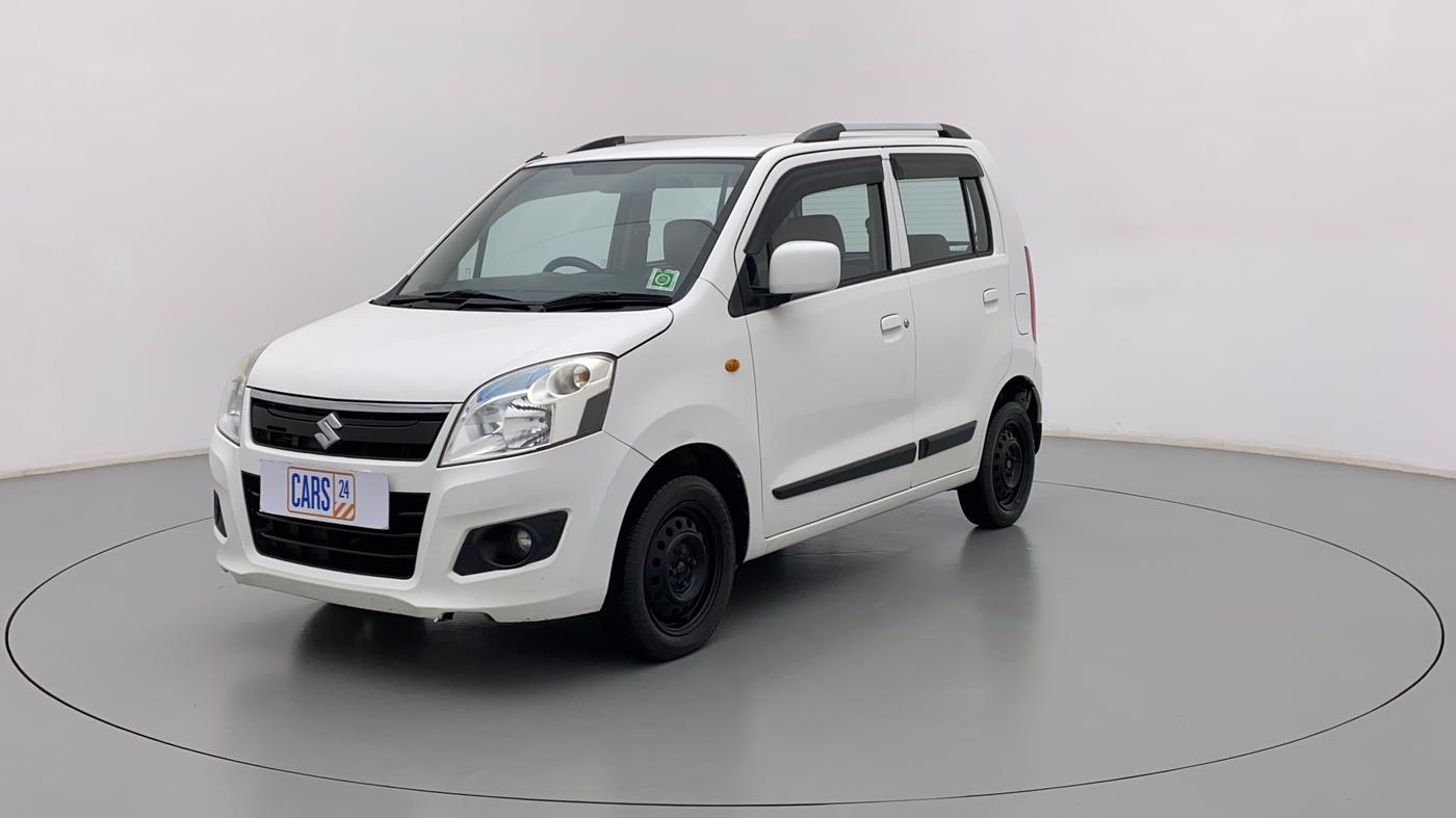2017 Maruti Wagon R 1.0 VXI OPT, Petrol, Manual, 59,896 km, Left Front Diagonal