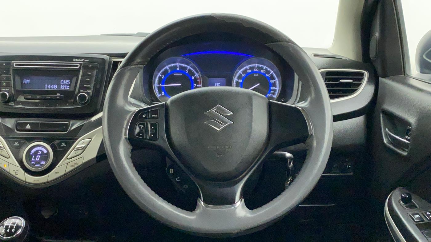 2017 Maruti Baleno DELTA PETROL 1.2, Petrol, Manual, 89,865 km, Steering Wheel Close Up