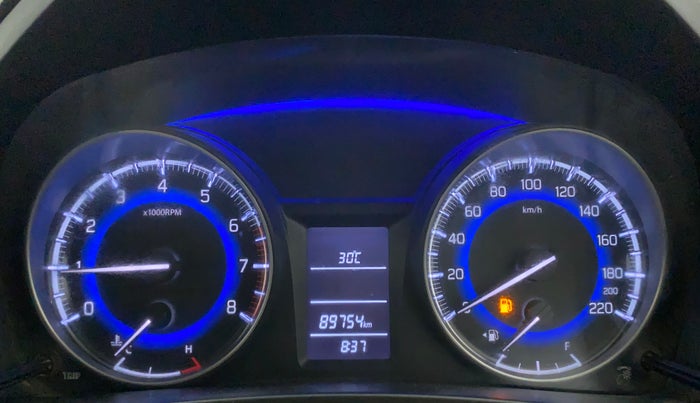 2017 Maruti Baleno DELTA PETROL 1.2, Petrol, Manual, 89,865 km, Odometer Image