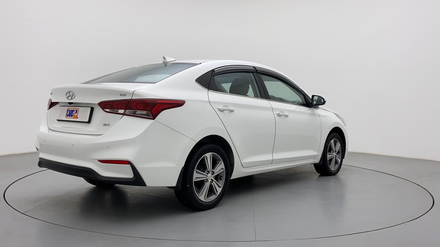 2017 Hyundai Verna 1.6 SX VTVT, Petrol, Manual, 49,592 km, Right Back Diagonal