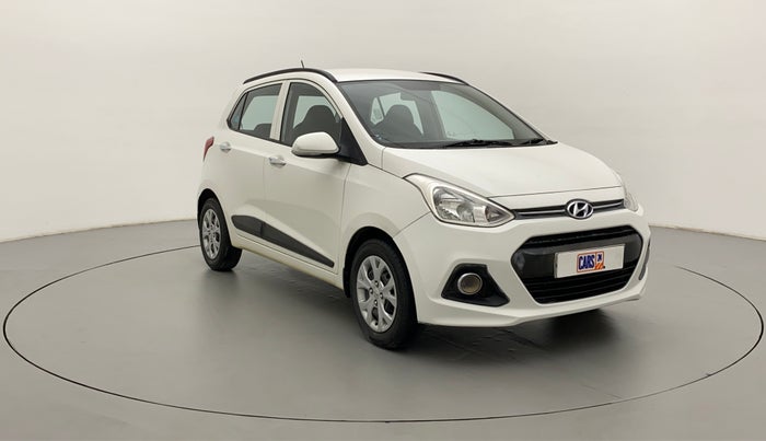 2014 Hyundai Grand i10 SPORTZ 1.2 KAPPA VTVT, Petrol, Manual, 75,821 km, Right Front Diagonal